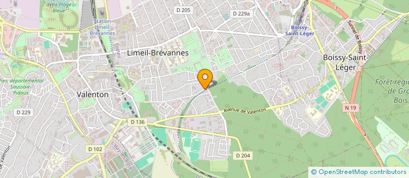 localisation de l'entreprise ER'ESPRESSO à LIMEIL-BREVANNES