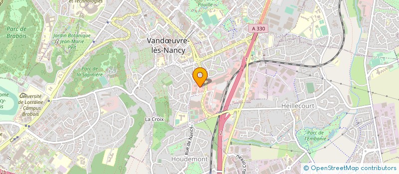 localisation de l'entreprise ER ETANCHEITE  VANDUVRE-LES-NANCY