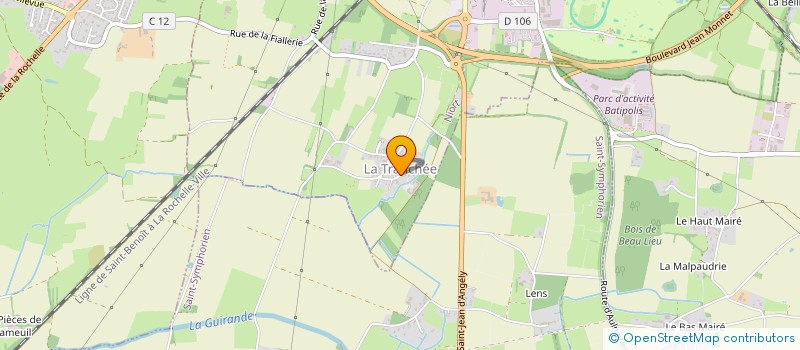 localisation de l'entreprise ER GESTION  NIORT