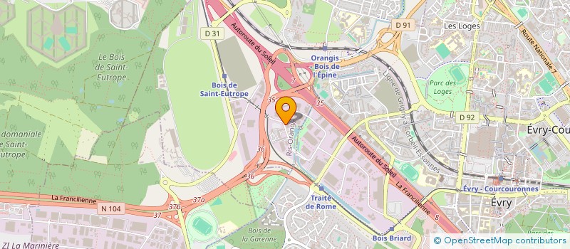 localisation de l'entreprise ER GROUP à RIS-ORANGIS