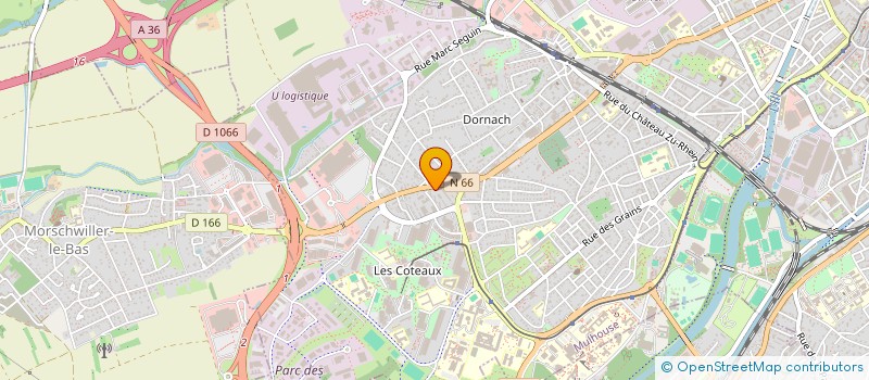 localisation de l'entreprise ER-IMMO  MULHOUSE