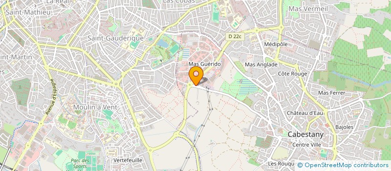 localisation de l'entreprise ER IMMOBILIER  CABESTANY