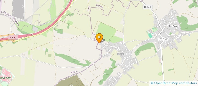 localisation de l'entreprise ER INVEST  SATOLAS-ET-BONCE