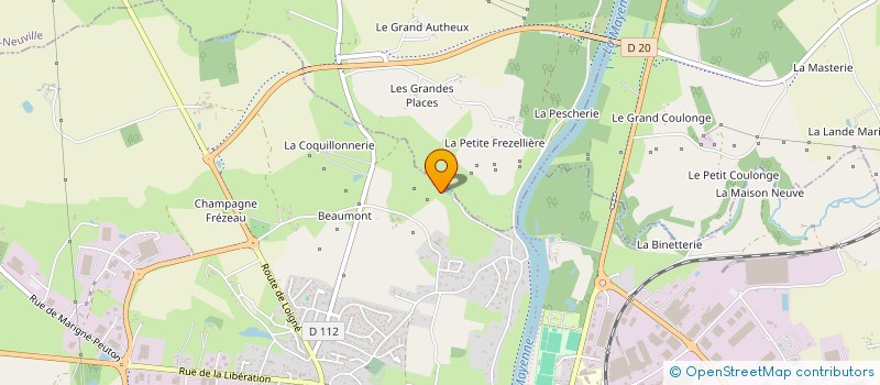 localisation de l'entreprise ER INVEST à CHATEAU-GONTIER-SUR-MAYENNE