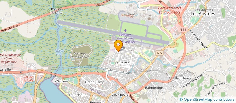 localisation de l'entreprise ER LOCATION & SERVICES à LES ABYMES