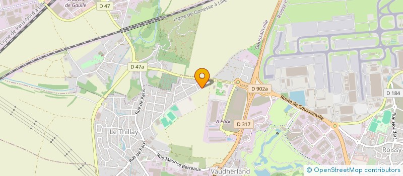 localisation de l'entreprise ER-NUR IMMO  LE THILLAY