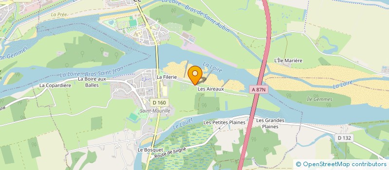 localisation de l'entreprise ER'PAT  LES PONTS-DE-CE