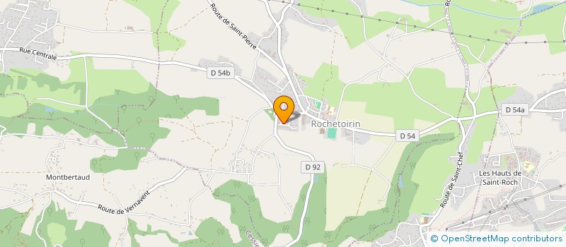 localisation de l'entreprise ER-RE  ROCHETOIRIN