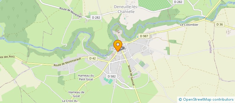 localisation de l'entreprise ER SERVICES à CHANTELLE