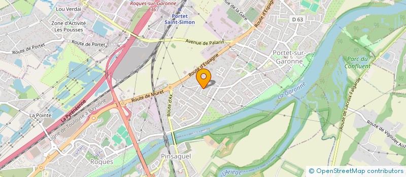 localisation de l'entreprise ER-X  PORTET-SUR-GARONNE