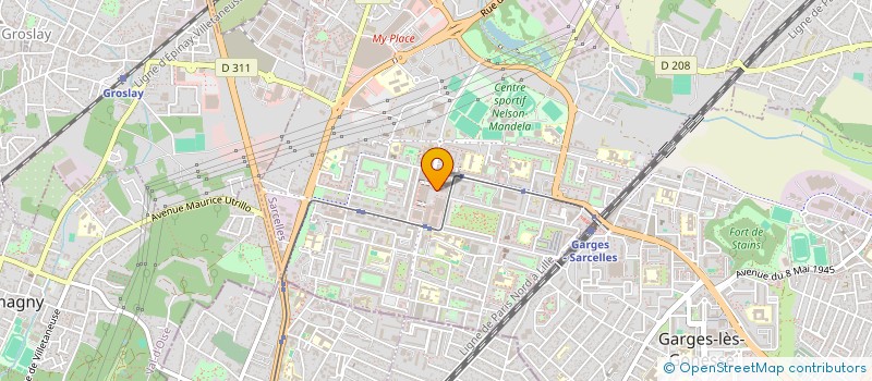 localisation de l'entreprise ER2EL à SARCELLES
