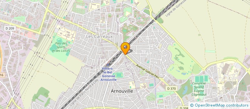 localisation de l'entreprise ER6 AUTO ECOLE  GONESSE