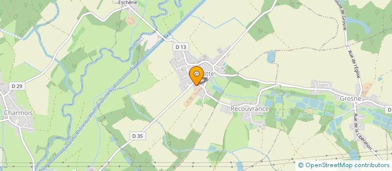 localisation de l'entreprise ERA à BREBOTTE