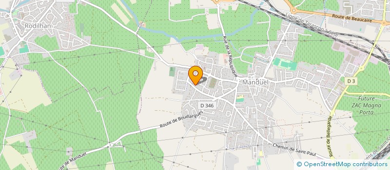 localisation de l'entreprise ERA  MANDUEL