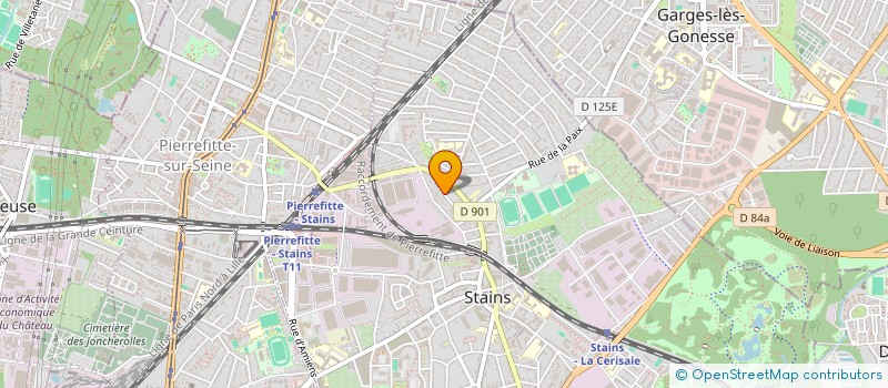 localisation de l'entreprise ERA  STAINS