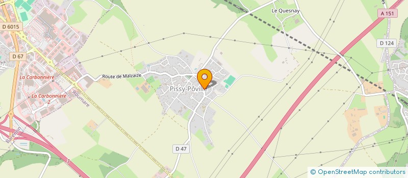 localisation de l'entreprise ERA  PISSY-POVILLE