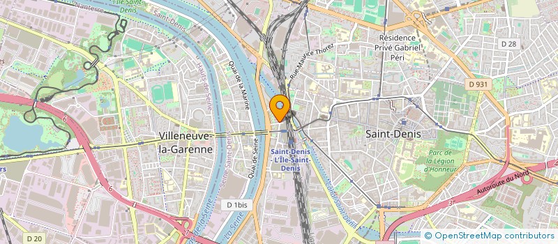 localisation de l'entreprise ERA BAT  SAINT-DENIS