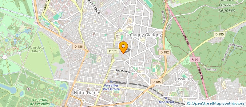 localisation de l'entreprise ERA FRANCE à VERSAILLES