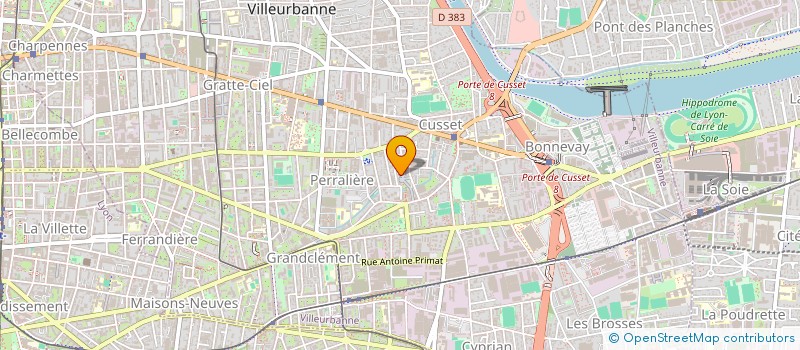 localisation de l'entreprise ERA GLOBAL  VILLEURBANNE