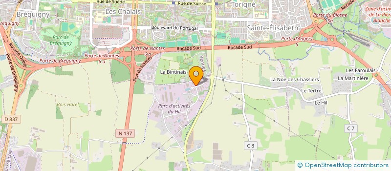 localisation de l'entreprise ERA HABITAT  NOYAL-CHATILLON-SUR-SEICHE