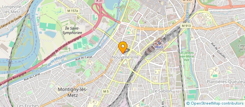 localisation de l'entreprise ERA L'AGENCE DU BOTANIQUE  METZ