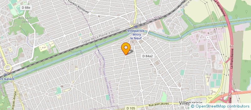 localisation de l'entreprise ERA LA RUE DE L IMMOBILIER à VILLEPARISIS