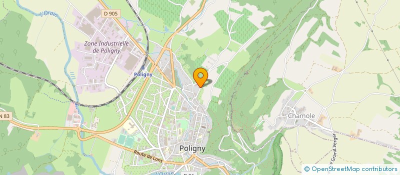 localisation de l'entreprise ERA NOVA à POLIGNY