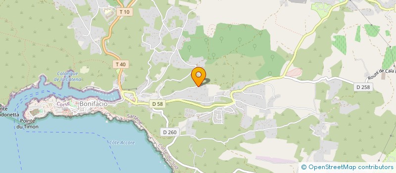 localisation de l'entreprise ERA ORA à BONIFACIO