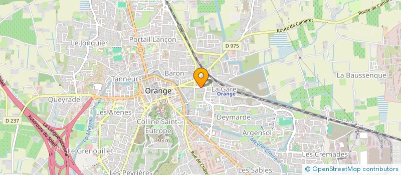 localisation de l'entreprise ERA PROVENCE IMMOBILIER à ORANGE