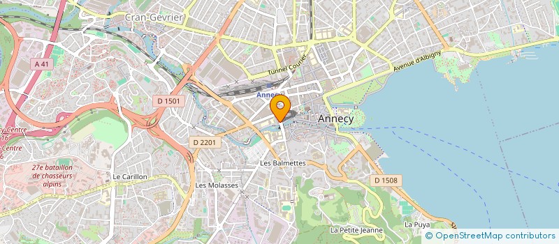 localisation de l'entreprise ERA SOLUTIONS à ANNECY