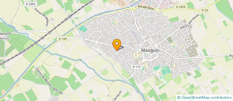 localisation de l'entreprise ERABLE 2  MAUGUIO