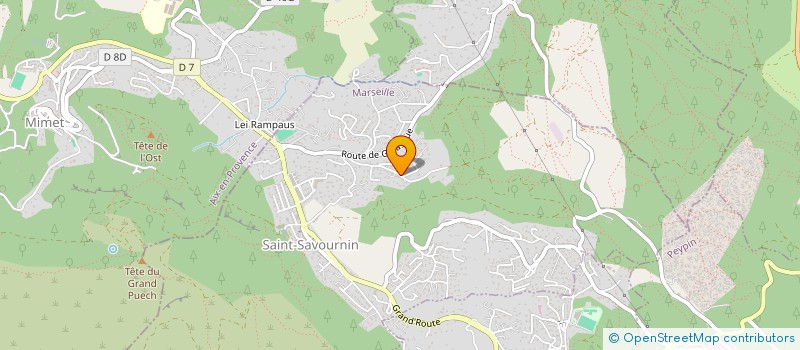 localisation de l'entreprise ERABLE DU SUD  SAINT-SAVOURNIN