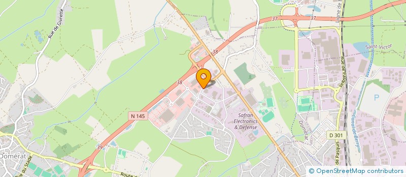 localisation de l'entreprise ERAC AUTOMATION à DOMERAT