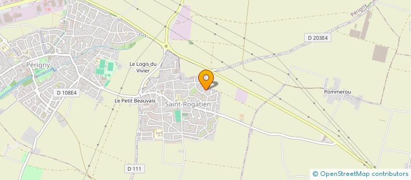 localisation de l'entreprise ERACA  SAINT-ROGATIEN