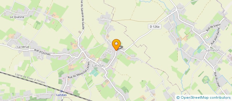 localisation de l'entreprise ERACE  LANDAS