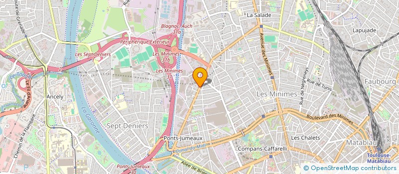 localisation de l'entreprise ERACKLES à TOULOUSE