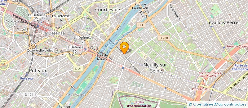 localisation de l'entreprise ERADIX  NEUILLY-SUR-SEINE