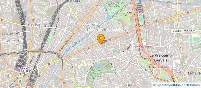 localisation de l'entreprise ERAG à PARIS