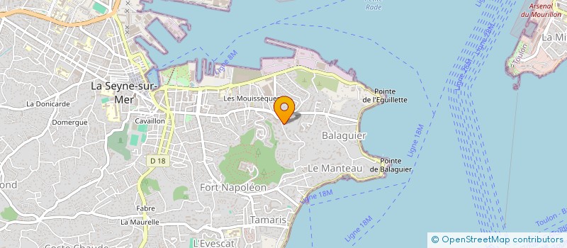 localisation de l'entreprise ERAGONIS à LA SEYNE-SUR-MER