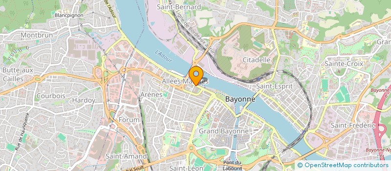 localisation de l'entreprise ERAIKI à BAYONNE