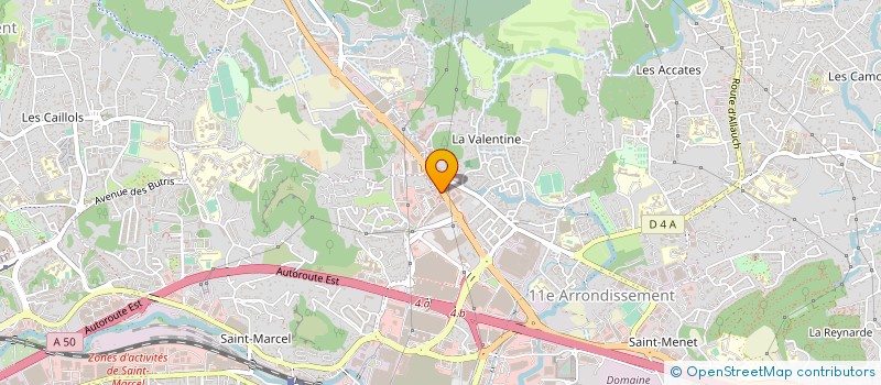 localisation de l'entreprise ERAIKIN à MARSEILLE