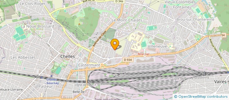 localisation de l'entreprise ERAK CONSULTING  CHELLES