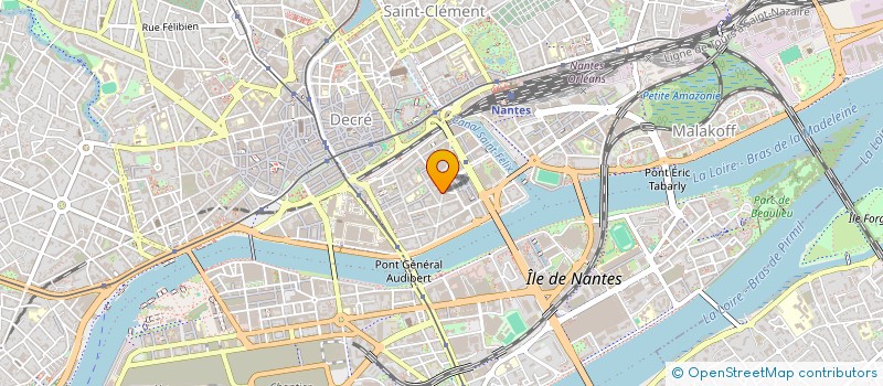 localisation de l'entreprise ERAL à NANTES