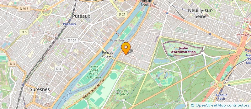 localisation de l'entreprise ERALI  NEUILLY-SUR-SEINE