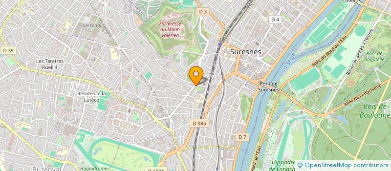 localisation de l'entreprise ERALIA à SURESNES