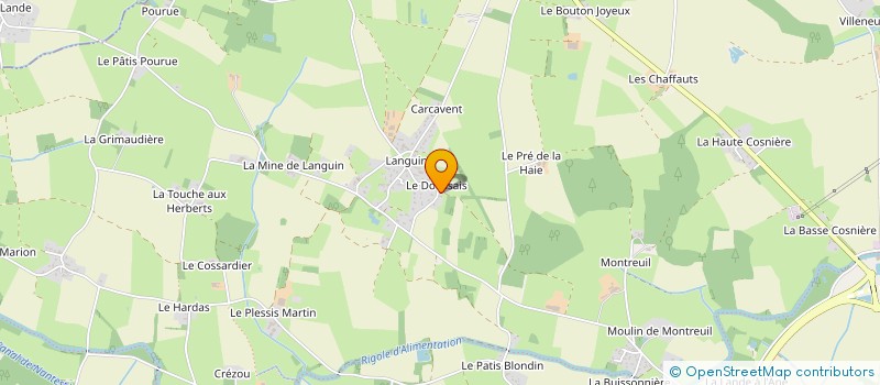 localisation de l'entreprise ERALIS GROUP  NORT-SUR-ERDRE