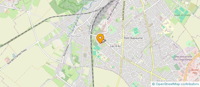 localisation de l'entreprise ERALLOU  BEAURAINS