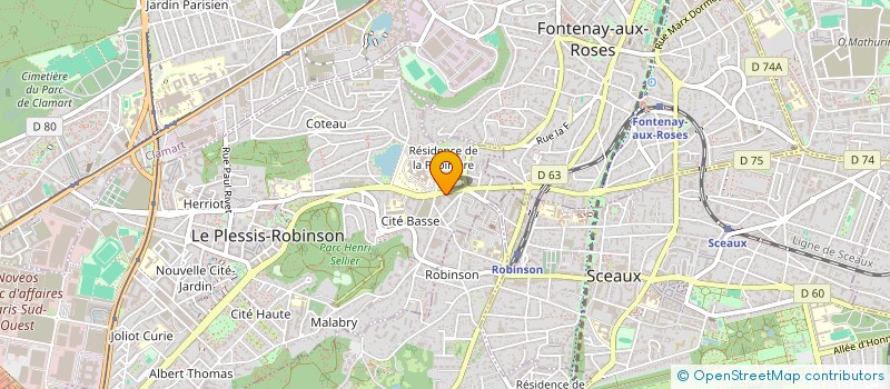 localisation de l'entreprise ERALY LAVAGE à ROSNY-SOUS-BOIS