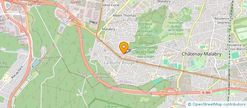 localisation de l'entreprise ERAMADI  CHATENAY-MALABRY