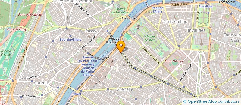 localisation de l'entreprise ERAMET HOLDING NICKEL  PARIS